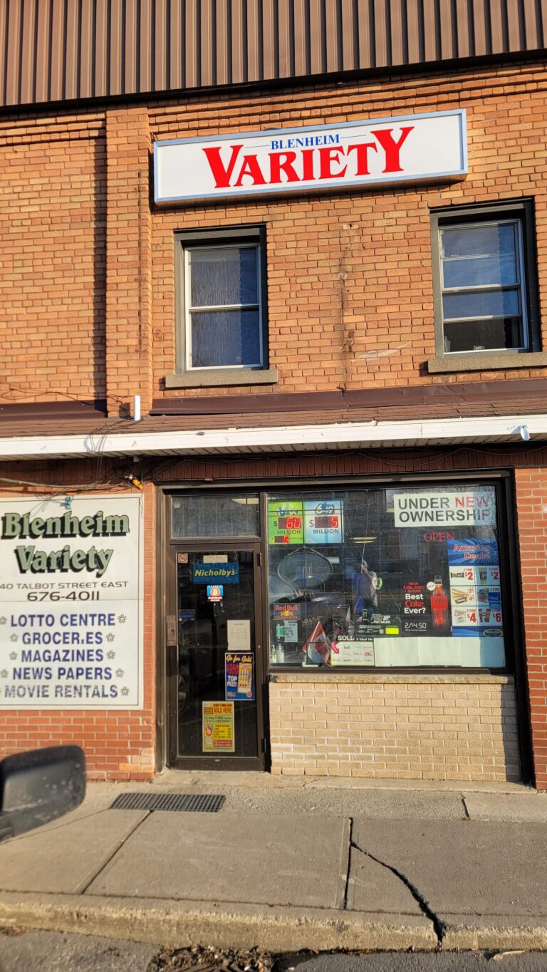Storefront of Blenheim Variety