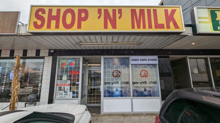 Storefront of Shop N Milk