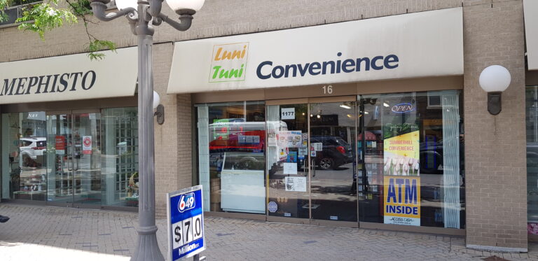 Storefront of Summerhill Convenience