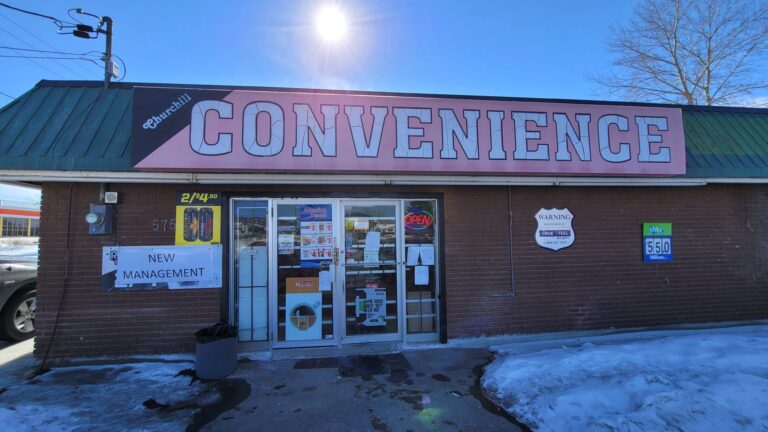 Storefront of Churchill Convenience