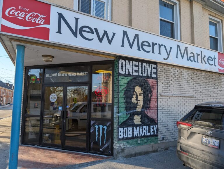 Storefront of New Merry Market