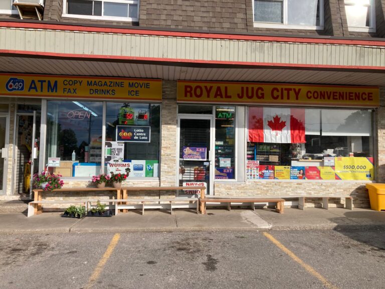 Storefront of Royal Jug City