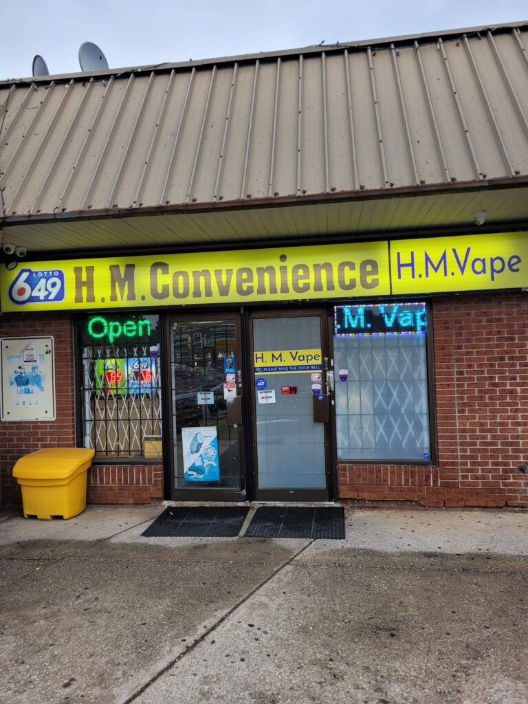 Storefront of Hasty Market