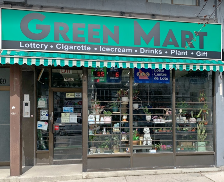 Storefront of Green Mart