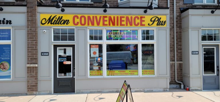 Storefront of Milton Convenience Plus