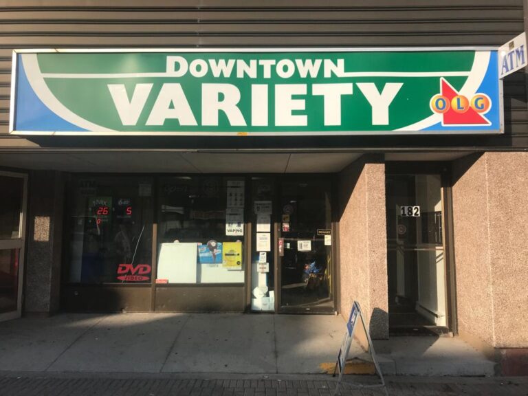 Storefront of Downtown Variety