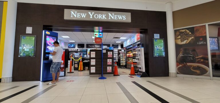 Storefront of New York News