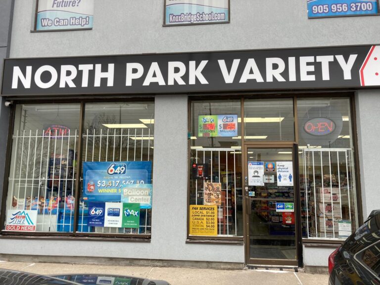 Storefront of North Park Variety