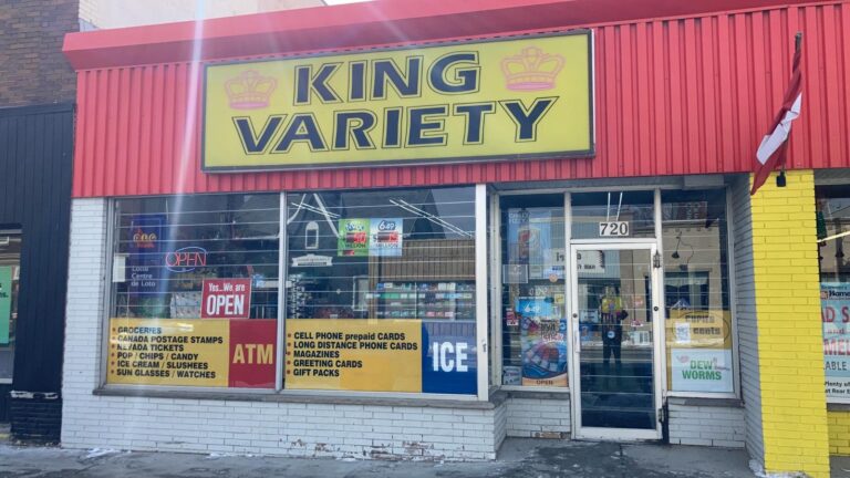 Storefront of King Variety