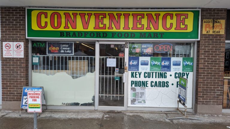 Storefront of Bradford Multimart