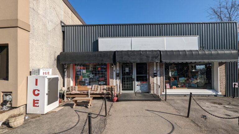 Storefront of Mrs. B’s Variety