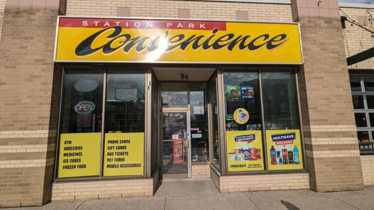 Storefront of Station Park Convenience
