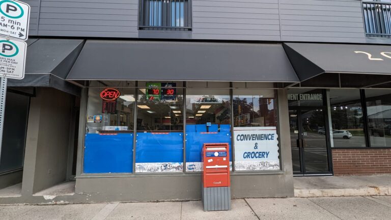 Storefront of Downtown Convenience