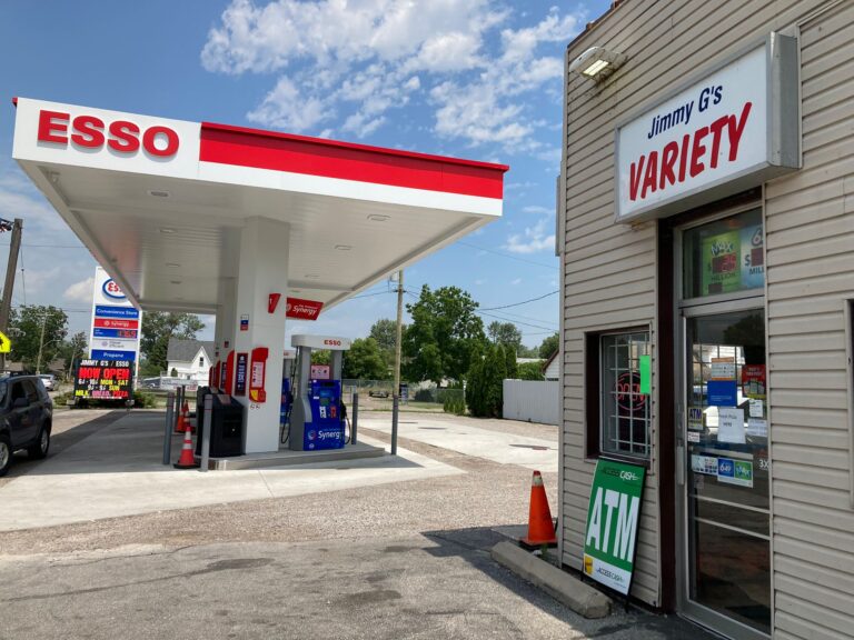 Storefront of Esso Jimmy G’s