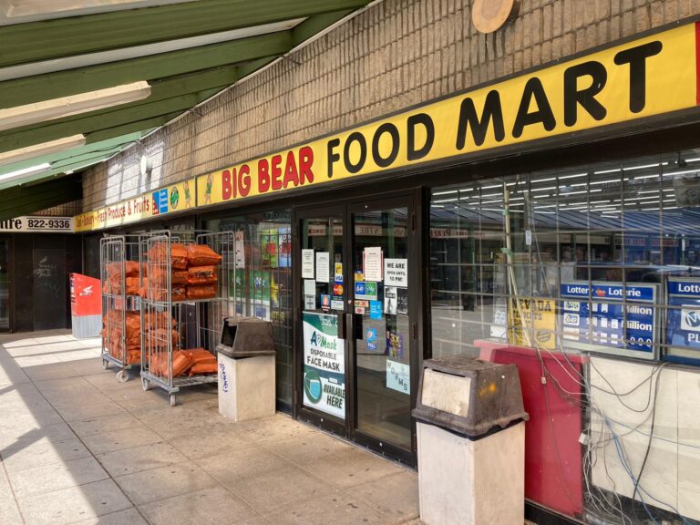 Storefront of Big Bear Convenience