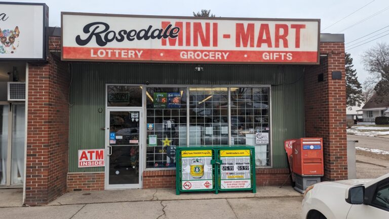 Storefront of Rosedale Mini Mart