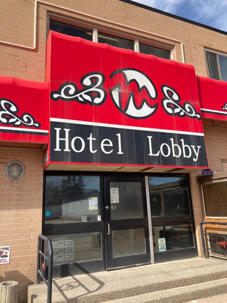 Storefront of Marion Hotel