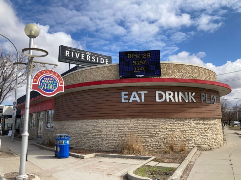 Storefront of The Riverside