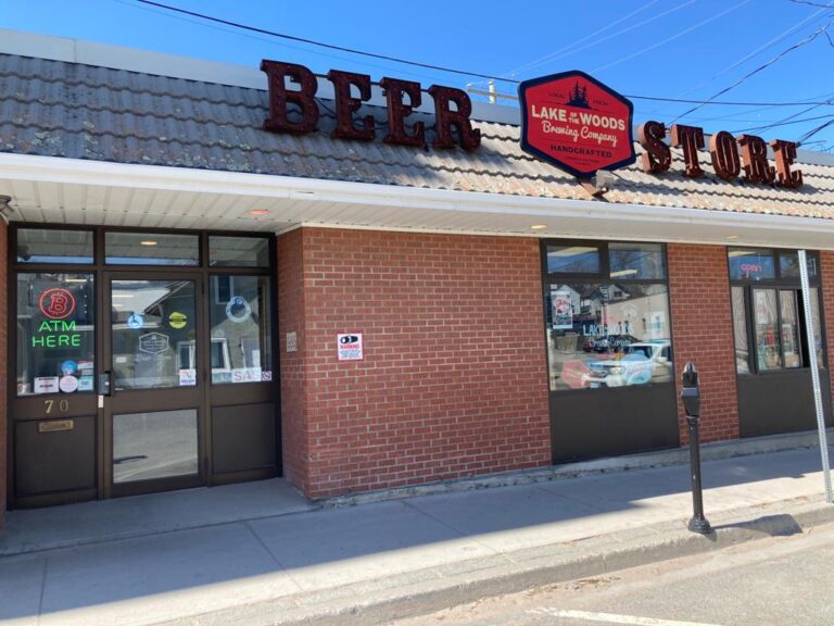 Storefront of Lake of the Woods Brewing Company