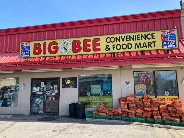 Storefront of Big Bee Convenience