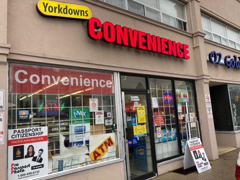 Storefront of YorkDowns Convenience
