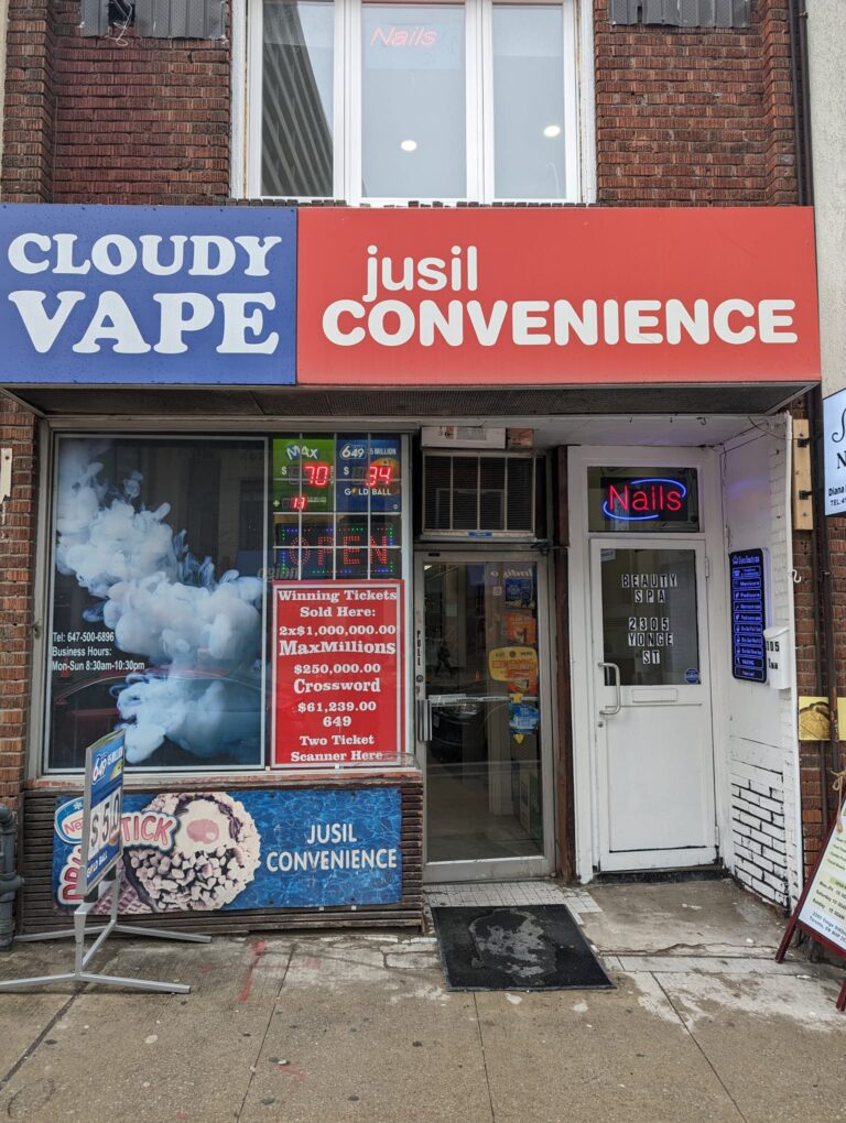 Storefront of Top Jusil Convenience