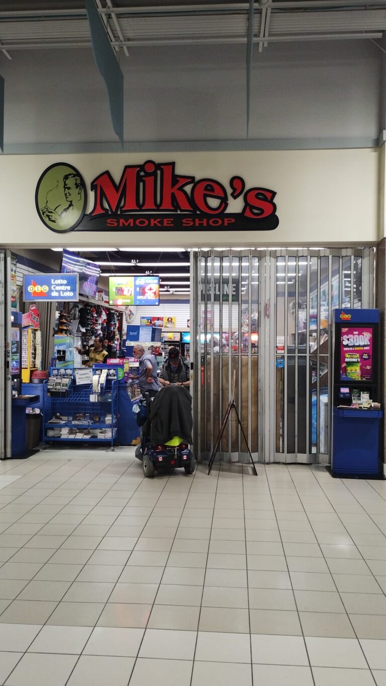 Storefront of Mikes Smoke Shop