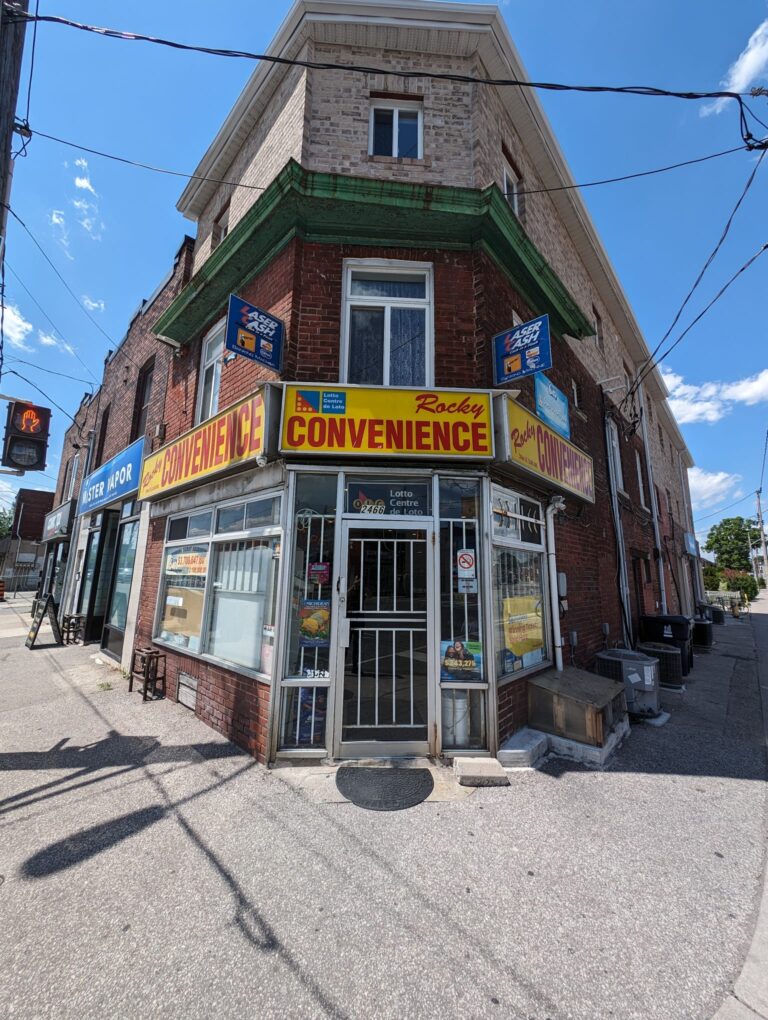 Storefront of Rocky Convenience