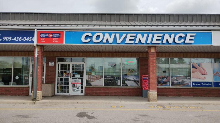 Storefront of Courtice Convenience