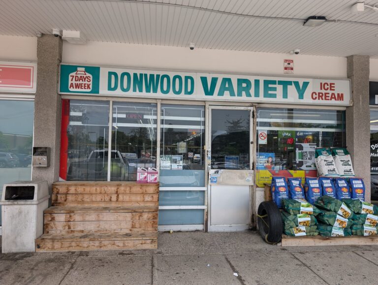 Storefront of Donwood Variety