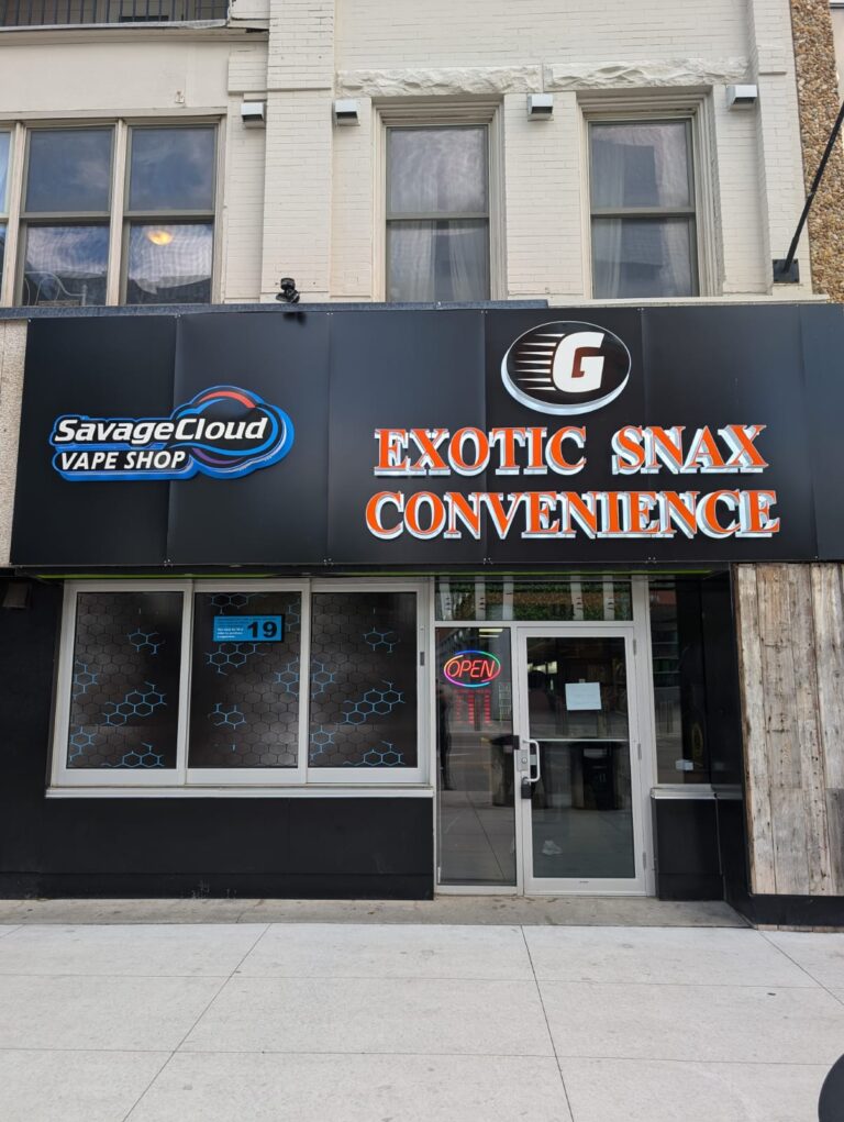 Storefront of Exotic Snax