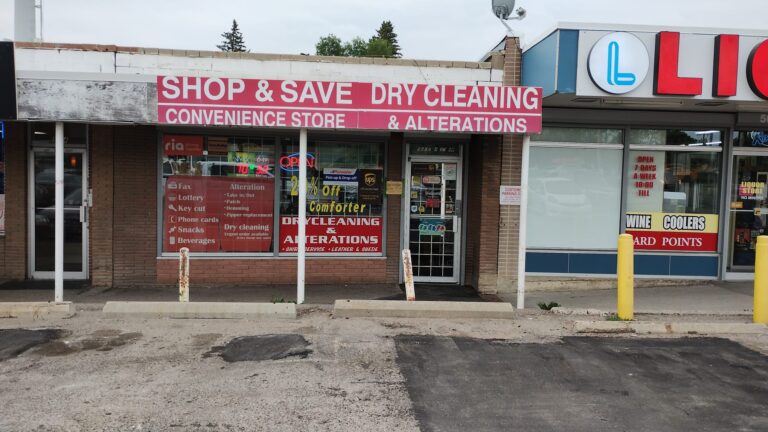 Storefront of Shop and Save