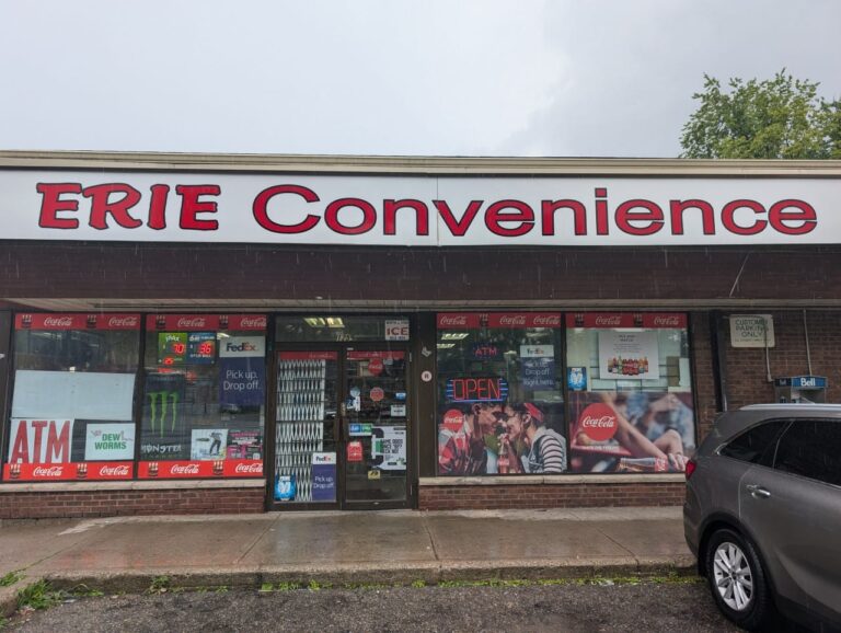 Storefront of Erie Convenience